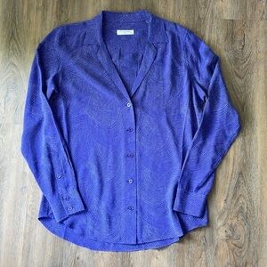 Equipment Blue Shirt XS
